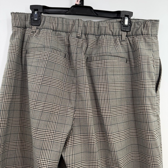 Gap Easy Trousers in black plaid wide leg womens size 14 academia preppy classic - Picture 4 of 7